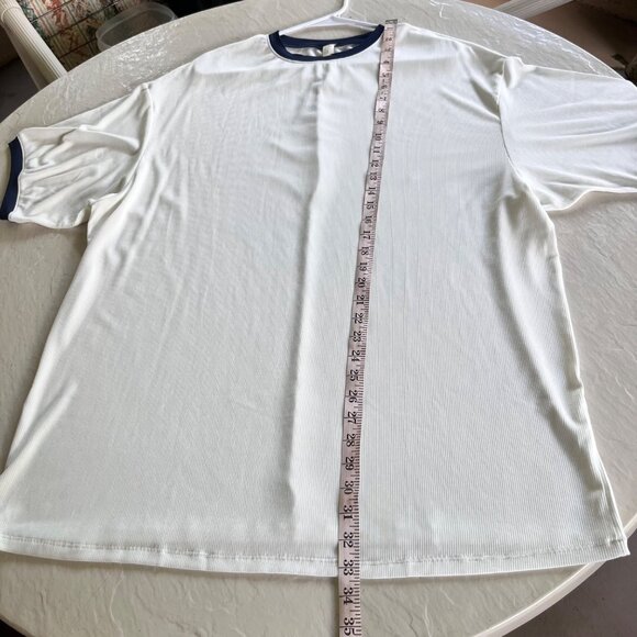 NWT SKIMS Soft Lounge Ribbed Short Sleeve T Shirt Dress in Marble Multi Size S - Picture 8 of 9